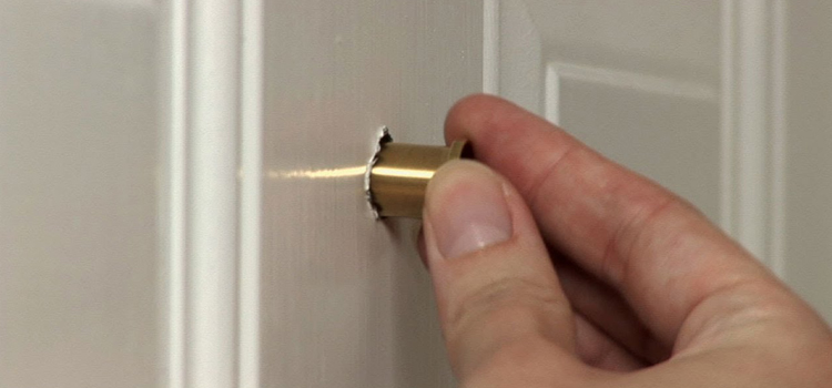 peephole door repair in Fresno